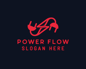 Electrical Socket Power logo design