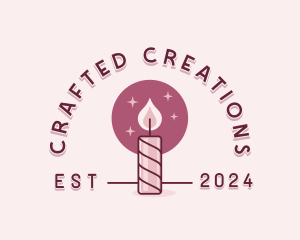 Handmade - Handmade Candle Decoration logo design