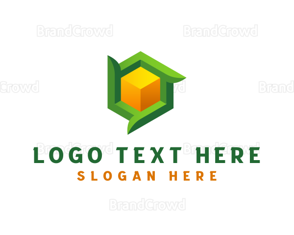 3D Creative Box Logo