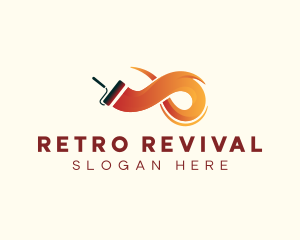 Paint Roller Renovation Logo