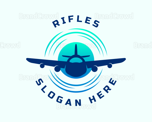 Airplane Travel Transportation Logo