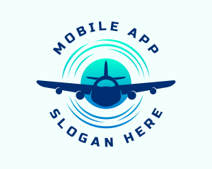 Airplane Travel Transportation Logo