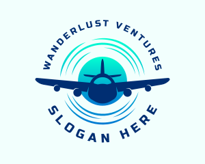 Airplane Travel Transportation logo design