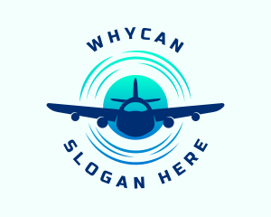 Booking - Airplane Travel Transportation logo design