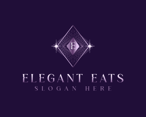 Jewelry Luxury Diamond logo design