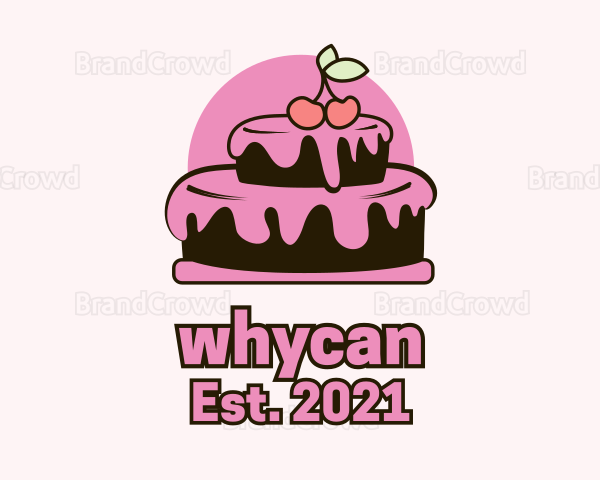 Cherry Layer Cake Logo