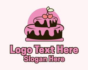 Cherry Layer Cake Logo