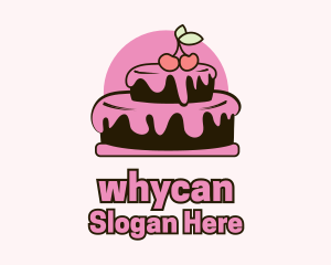 Cherry Layer Cake Logo