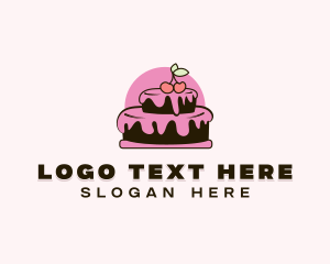 Cherry Layer Cake Logo