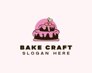 Cherry Layer Cake logo design