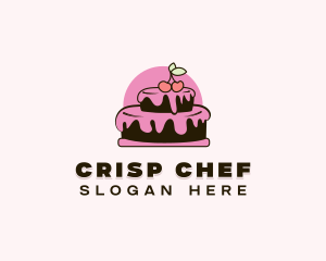 Cherry Layer Cake logo design