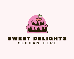 Cherry Layer Cake logo design