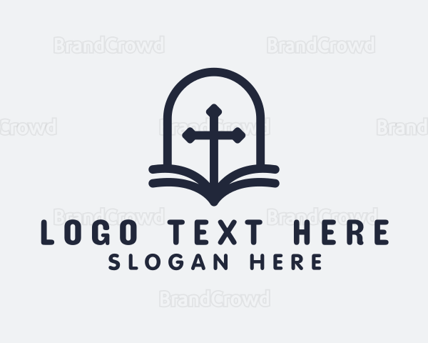 Biblical Christian Cross Logo