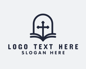 Biblical Christian Cross Logo