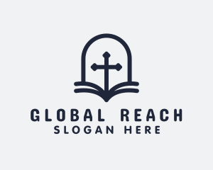 Missionary - Biblical Christian Cross logo design