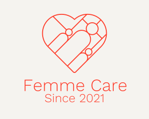 Family Care Heart logo design