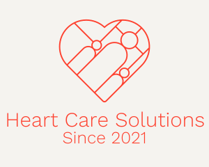 Family Care Heart logo design