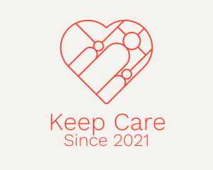 Family Care Heart logo design