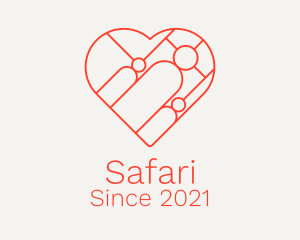 Family Center - Family Care Heart logo design