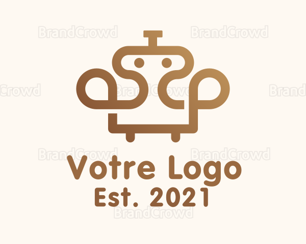 Robot Couch Furniture Logo