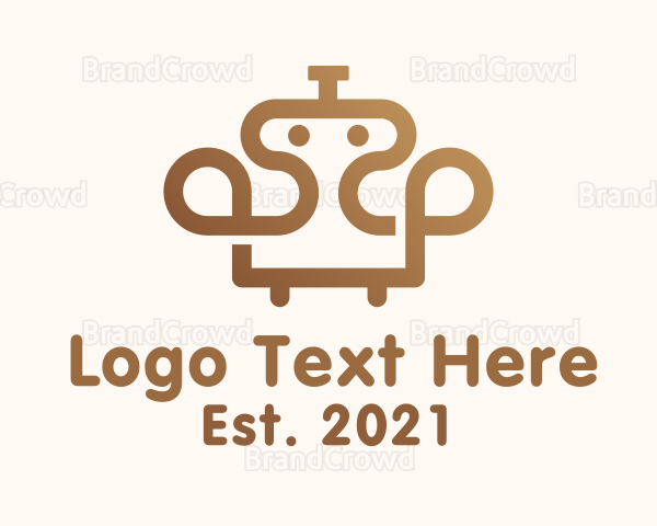 Robot Couch Furniture Logo
