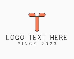 Modern - Minimalist Modern Letter T logo design