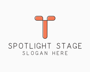 Theater - Minimalist Modern Construction logo design