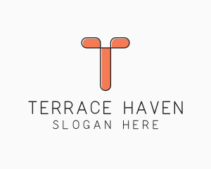 Minimalist Modern Construction logo design