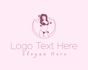 Waxing - Luxury Feminine Lingerie logo design