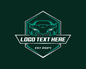 Monster Jam - Car Racing Garage logo design