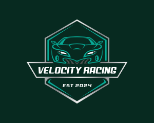 Car Racing Garage logo design