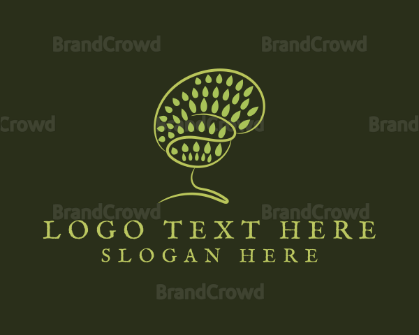 Green Brain Tree Logo