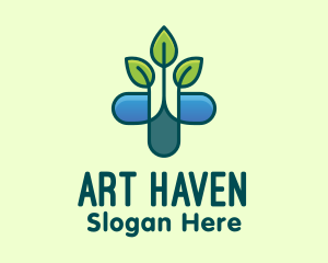 Herbal Medicinal Plant logo design