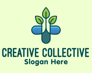 Herbal Medicinal Plant logo design