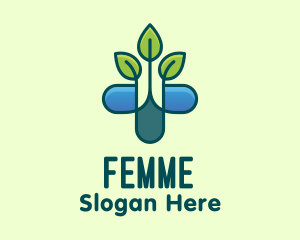 Herbal Medicinal Plant logo design