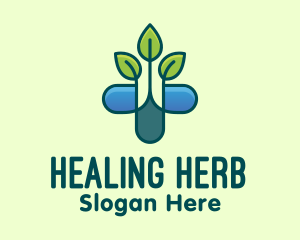 Herbal Medicinal Plant logo design