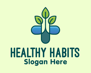 Herbal Medicinal Plant logo design