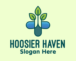 Herbal Medicinal Plant logo design