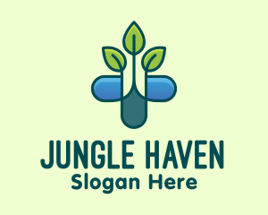 Herbal Medicinal Plant logo design