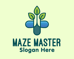 Herbal Medicinal Plant logo design