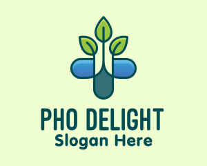 Herbal Medicinal Plant logo design