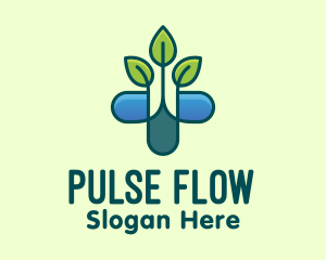 Herbal Medicinal Plant logo design