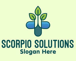 Herbal Medicinal Plant logo design