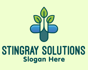 Herbal Medicinal Plant logo design