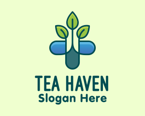 Herbal Medicinal Plant logo design