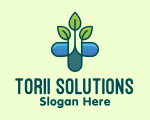 Herbal Medicinal Plant logo design