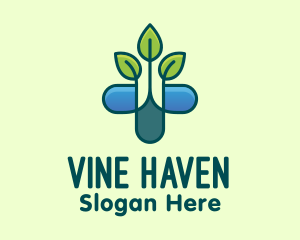 Herbal Medicinal Plant logo design