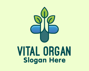 Herbal Medicinal Plant logo design