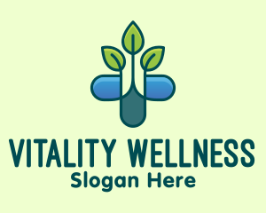 Herbal Medicinal Plant logo design