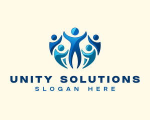 United - Human Social Community logo design